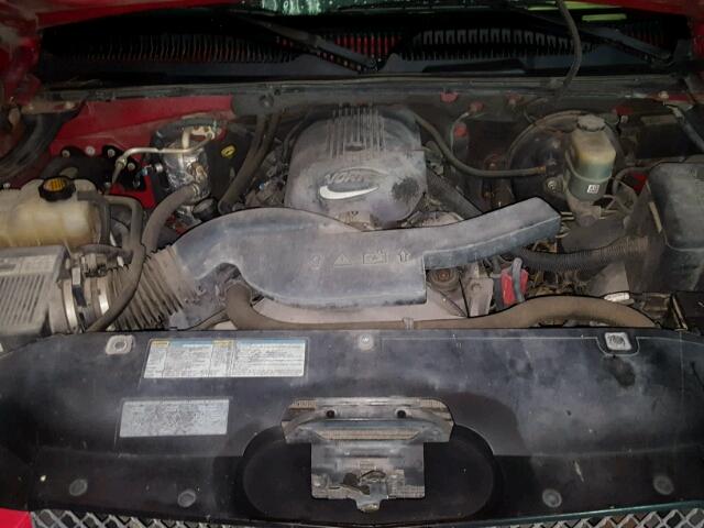 3GNEC13T72G126774 - 2002 CHEVROLET AVALANCHE RED photo 7