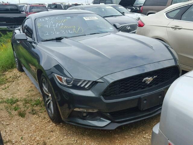 1FA6P8THXG5256316 - 2016 FORD MUSTANG GREEN photo 1