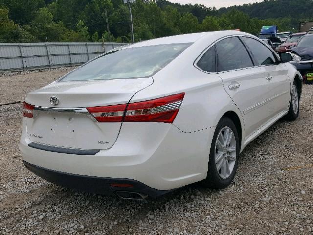 4T1BK1EB0DU061961 - 2013 TOYOTA AVALON BAS WHITE photo 4