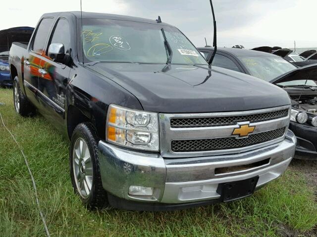 3GCPCSE04DG371917 - 2013 CHEVROLET SILVERADO BLACK photo 1