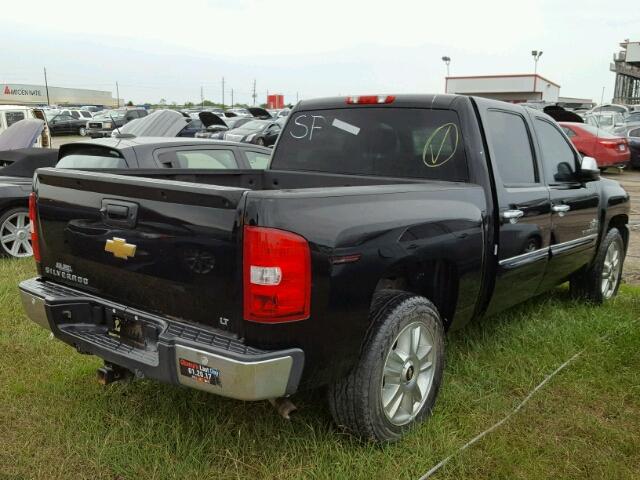 3GCPCSE04DG371917 - 2013 CHEVROLET SILVERADO BLACK photo 4