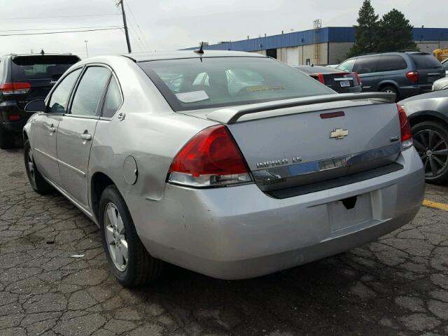 2G1WB58K679392580 - 2007 CHEVROLET IMPALA LS SILVER photo 3