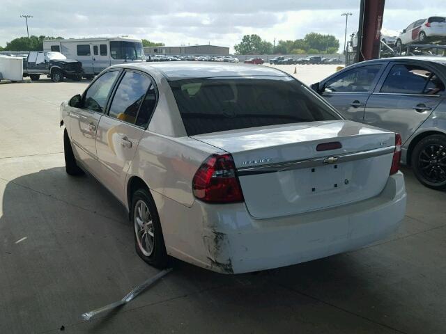 1G1ZS58F57F124627 - 2007 CHEVROLET MALIBU LS WHITE photo 3