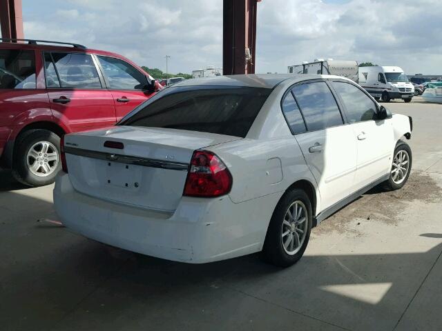 1G1ZS58F57F124627 - 2007 CHEVROLET MALIBU LS WHITE photo 4