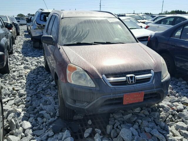 SHSRD784X3U105834 - 2003 HONDA CR-V MAROON photo 1