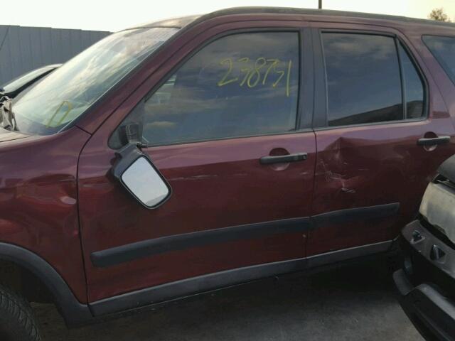 SHSRD784X3U105834 - 2003 HONDA CR-V MAROON photo 9