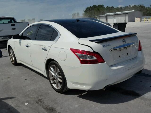 1N4AA5AP0AC842403 - 2010 NISSAN MAXIMA S WHITE photo 3