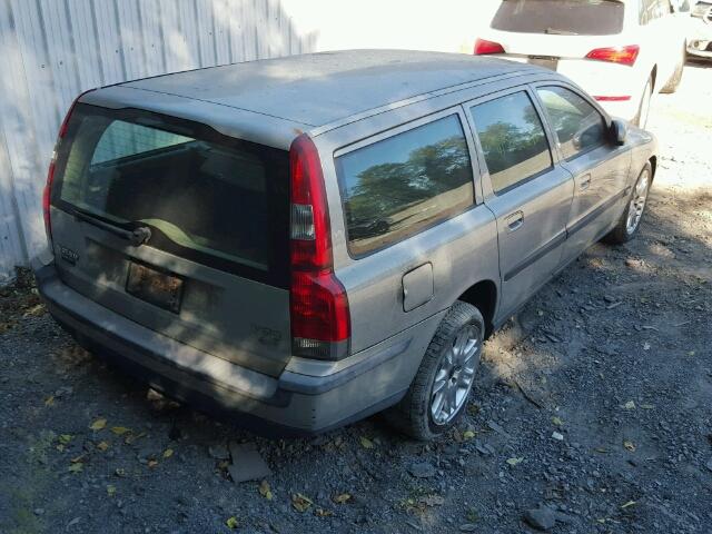 YV1SW58D422237104 - 2002 VOLVO V70 2.4T GRAY photo 4