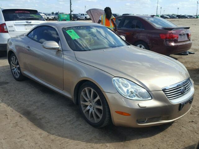 JTHFN48Y250070179 - 2005 LEXUS SC 430 TAN photo 1