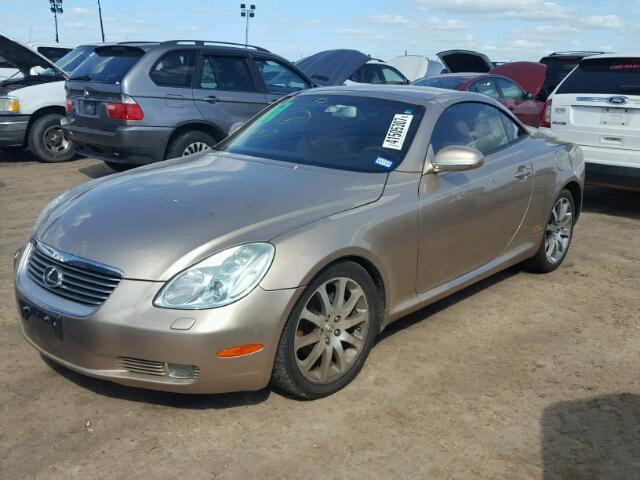 JTHFN48Y250070179 - 2005 LEXUS SC 430 TAN photo 2