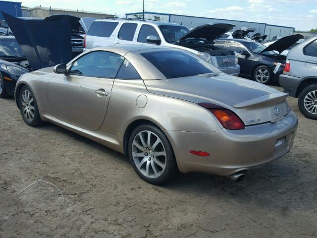 JTHFN48Y250070179 - 2005 LEXUS SC 430 TAN photo 3