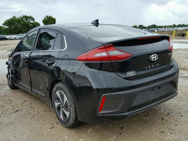 KMHC75LC2HU048059 - 2017 HYUNDAI IONIQ SEL BLACK photo 3