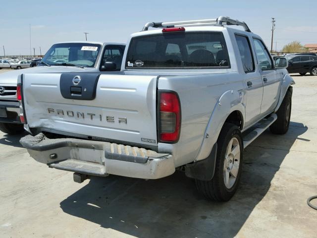 1N6ED27TX1C384839 - 2001 NISSAN FRONTIER C SILVER photo 4