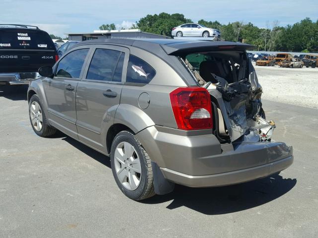 1B3HB48B67D152184 - 2007 DODGE CALIBER SX GOLD photo 3