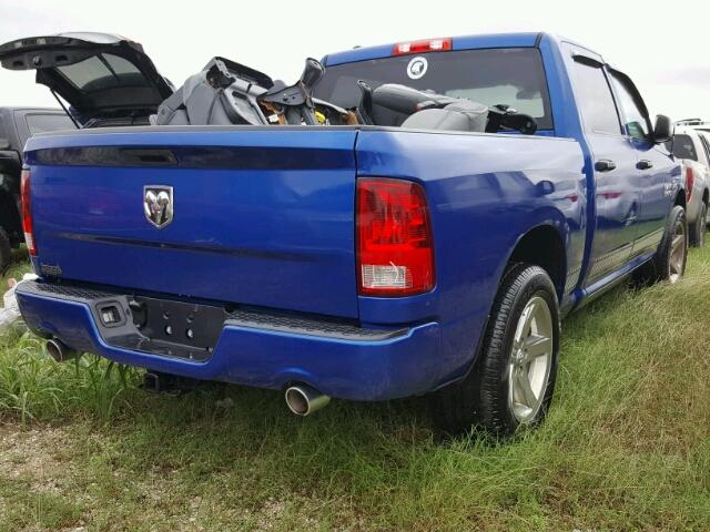 1C6RR6KT0FS591376 - 2015 RAM 1500 BLUE photo 4