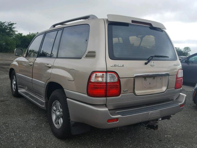 JTJHT00W423522515 - 2002 LEXUS LX 470 BEIGE photo 3