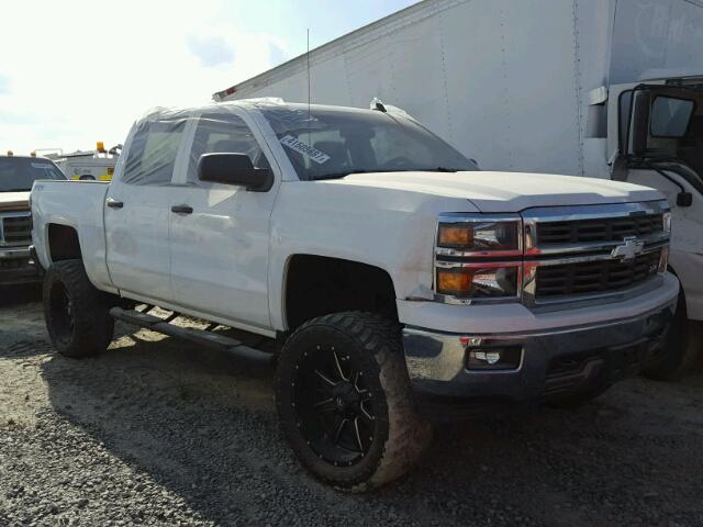 3GCUKREC4EG280611 - 2014 CHEVROLET SILVERADO WHITE photo 1