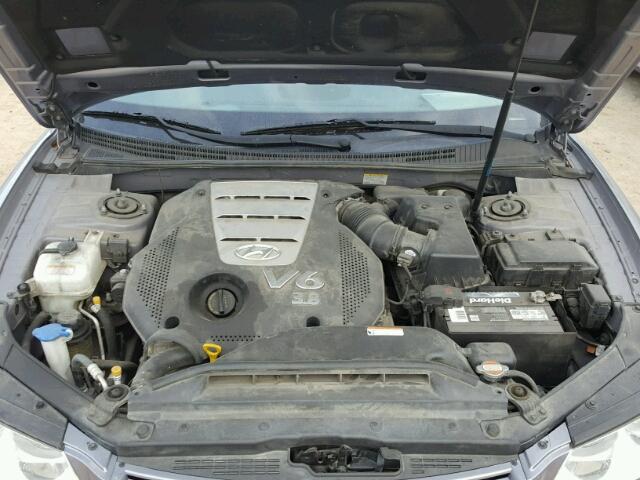 KMHFC46F38A304476 - 2008 HYUNDAI AZERA GRAY photo 7