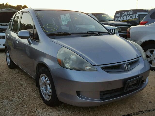 JHMGD38437S026102 - 2007 HONDA FIT SILVER photo 1