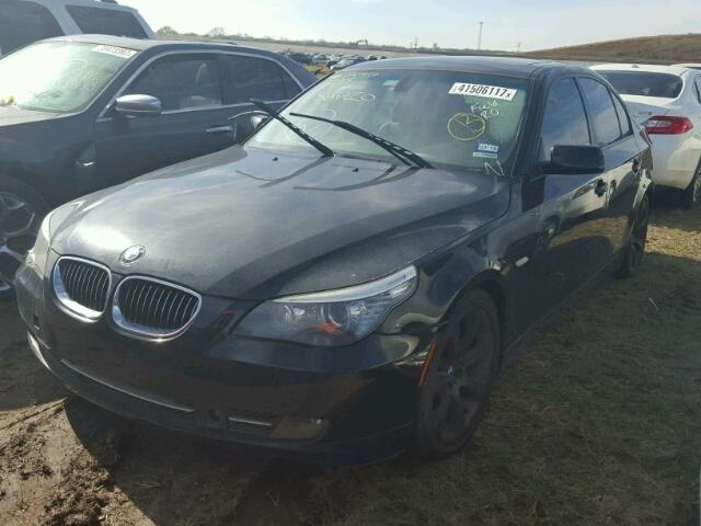 WBANW13578CZ76432 - 2008 BMW 535 BLACK photo 2