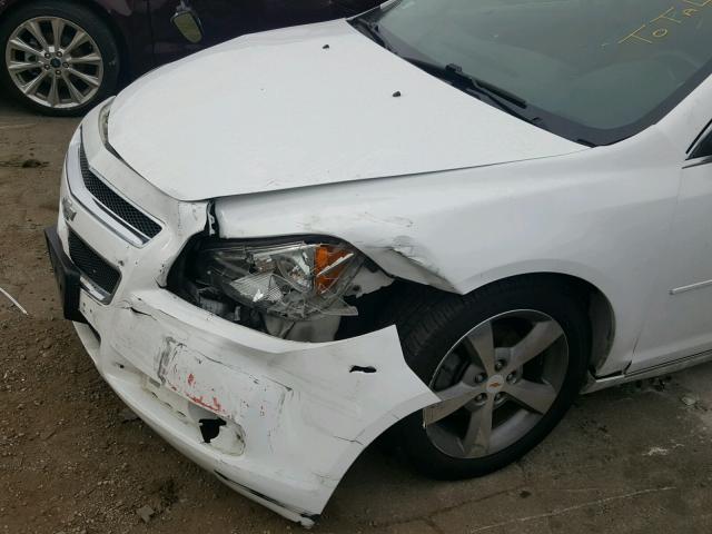 1G1ZC5EU2BF355560 - 2011 CHEVROLET MALIBU 1LT თეთრი ფოტო 9