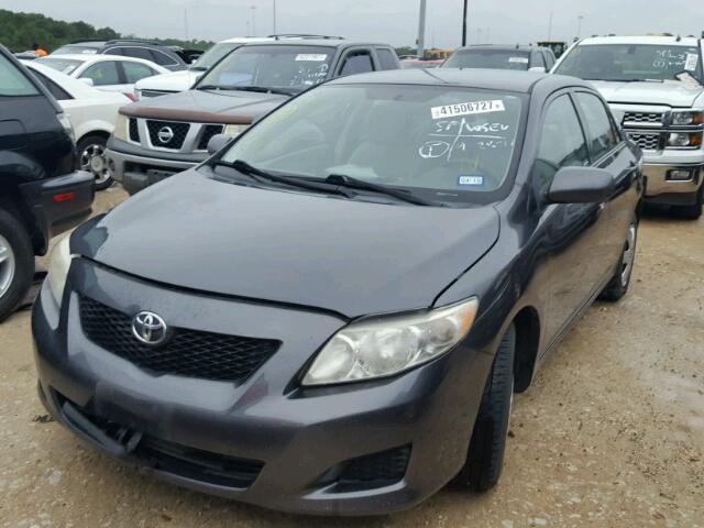 1NXBU4EE2AZ167314 - 2010 TOYOTA COROLLA BA GRAY photo 2