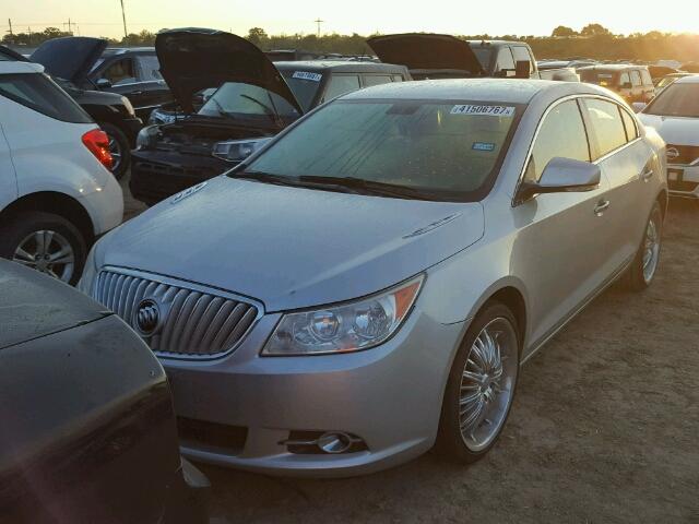 1G4GC5EC3BF322665 - 2011 BUICK LACROSSE SILVER photo 2