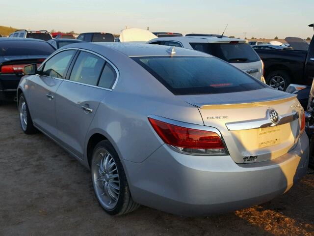 1G4GC5EC3BF322665 - 2011 BUICK LACROSSE SILVER photo 3