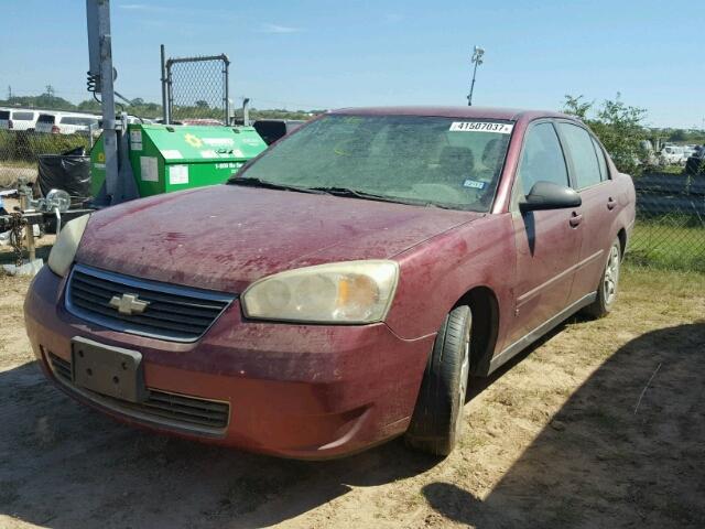 1G1ZS58F97F233060 - 2007 CHEVROLET MALIBU BURGUNDY photo 2