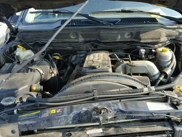 3D7KU28C24G236521 - 2004 DODGE RAM 2500 S BLUE photo 7