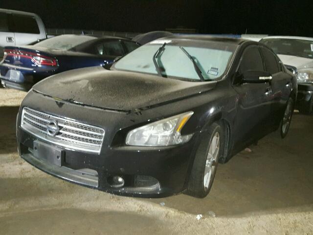 1N4AA51E49C808393 - 2009 NISSAN MAXIMA BLACK photo 2