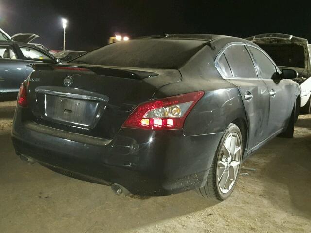 1N4AA51E49C808393 - 2009 NISSAN MAXIMA BLACK photo 4