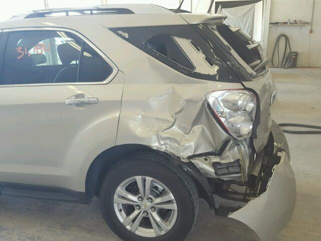 2GNFLFE31D6417882 - 2013 CHEVROLET EQUINOX BEIGE photo 9