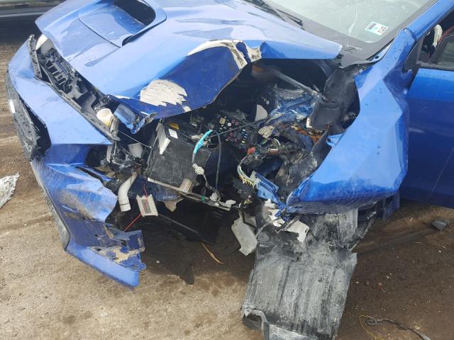 JF1VA1B69J9802026 - 2018 SUBARU WRX BLUE photo 9