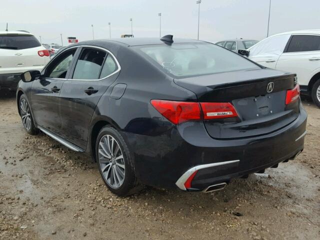 19UUB2F7XJA002959 - 2018 ACURA TLX BLACK photo 3
