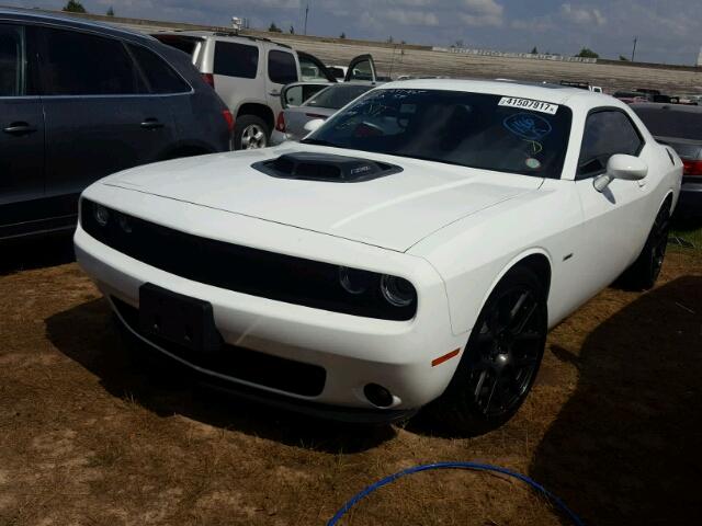 2C3CDZBT3GH334949 - 2016 DODGE CHALLENGER WHITE photo 2