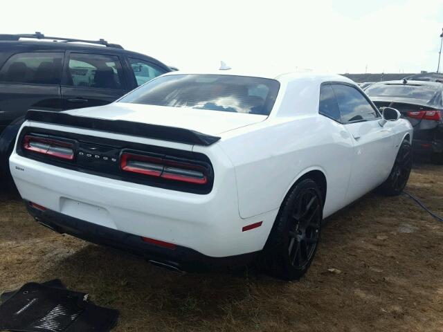 2C3CDZBT3GH334949 - 2016 DODGE CHALLENGER WHITE photo 4