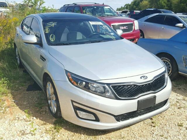 5XXGN4A76EG319346 - 2014 KIA OPTIMA SILVER photo 1