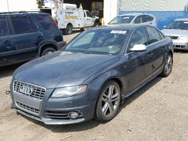 WAUBGCFL8AA109337 - 2010 AUDI S4 PREMIUM GRAY photo 2