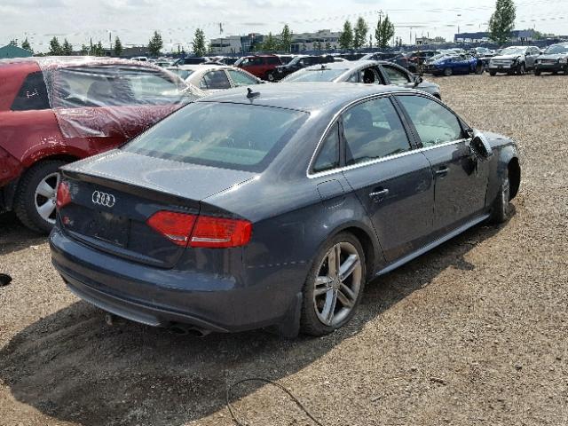 WAUBGCFL8AA109337 - 2010 AUDI S4 PREMIUM GRAY photo 4