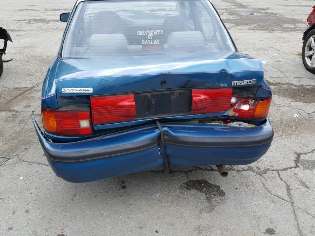 JM1BG2261R0765555 - 1994 MAZDA PROTEGE LX BLUE photo 9