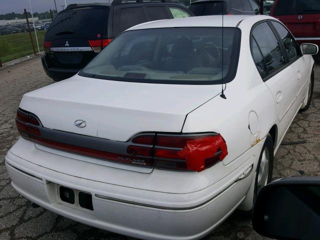 1G3NG52M0V6306005 - 1997 OLDSMOBILE CUTLASS GL WHITE photo 4