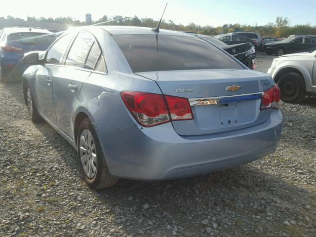 1G1PC5SH0B7261041 - 2011 CHEVROLET CRUZE LS BLUE photo 3