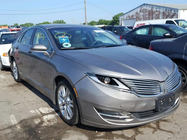 3LN6L2LU4GR620738 - 2016 LINCOLN MKZ HYBRID BROWN photo 1