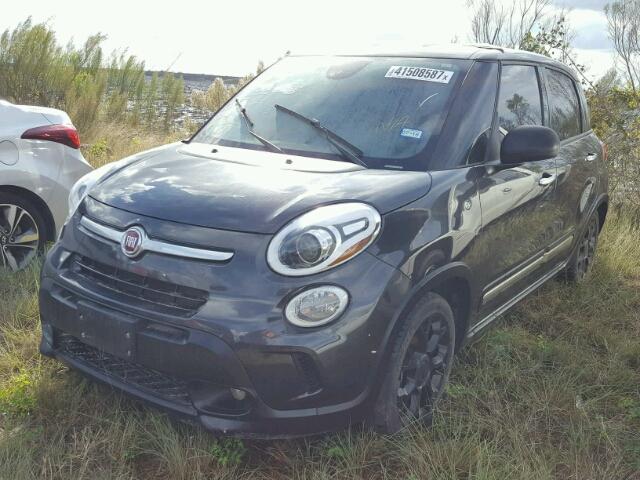 ZFBCFADH3FZ035964 - 2015 FIAT 500L BLACK photo 2