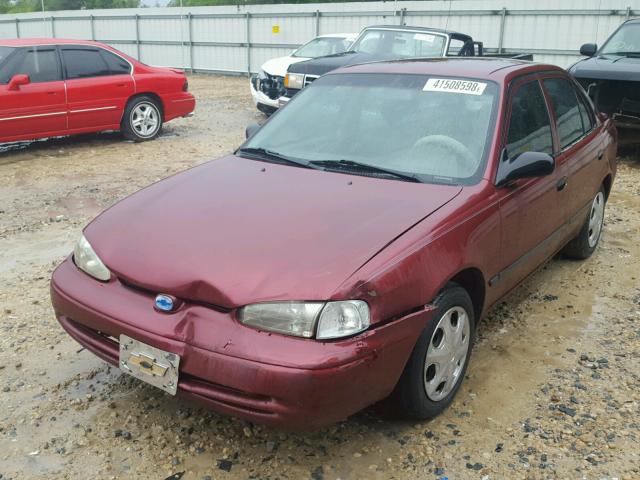 1Y1SK5282YZ430974 - 2000 CHEVROLET GEO PRIZM 栗色 照片 2