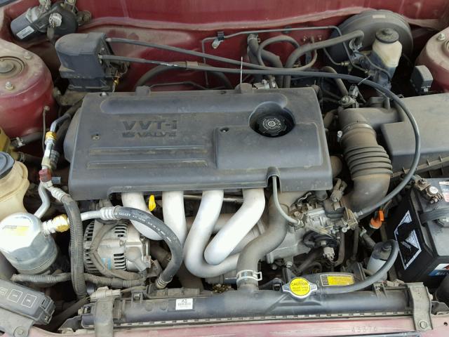 1Y1SK5282YZ430974 - 2000 CHEVROLET GEO PRIZM 栗色 照片 7