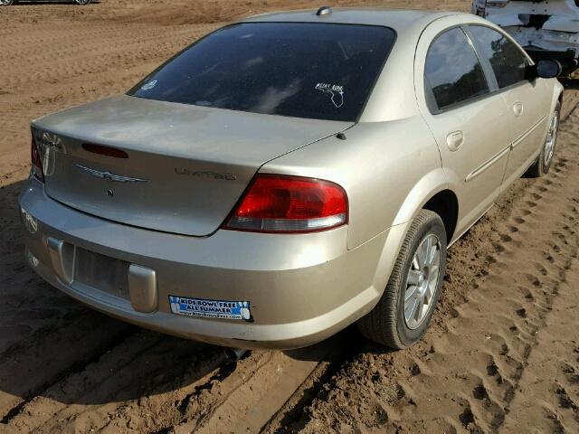 1C3EL66R75N688115 - 2005 CHRYSLER SEBRING LI CREAM photo 4