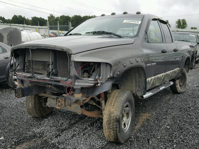 1D7HU18N12S581972 - 2002 DODGE RAM 1500 GRAY photo 2