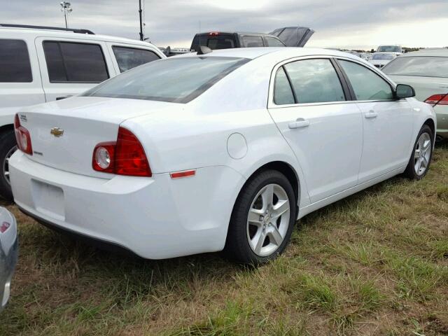 1G1ZB5E04CF260578 - 2012 CHEVROLET MALIBU LS WHITE photo 4